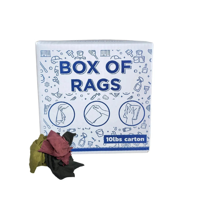 Color Sweatshirt Rags 720 lbs. Pallet - 72 x 10 lbs. Boxes