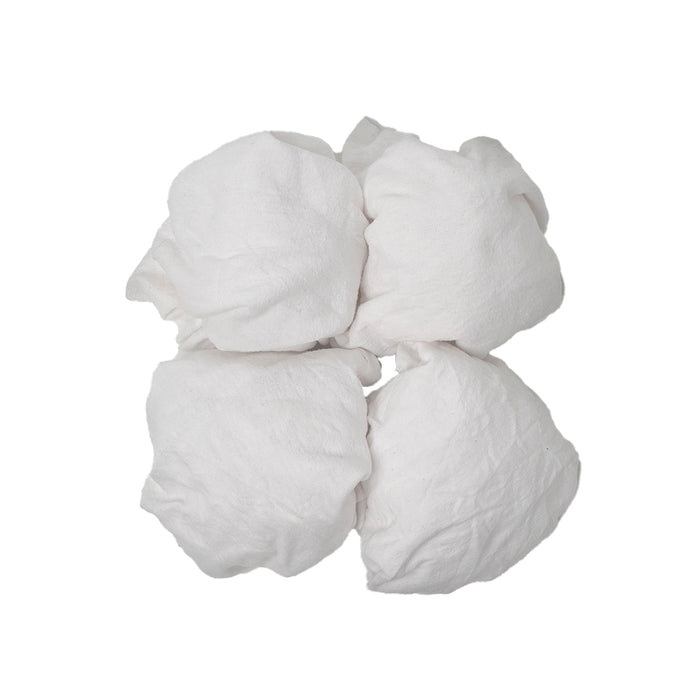 White Flannel (Polishing) Rags 675 lbs. Pallet - 27 x 25 lbs. Boxes