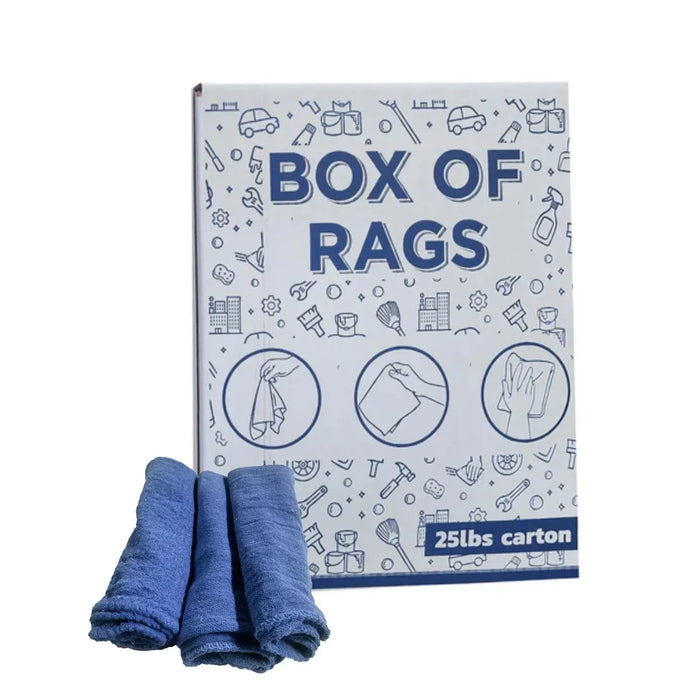 New 100% Cotton Blue Huck Towels - 675 lbs. Pallet - 27 x 25 lbs. Boxes