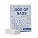Bulk New White Heavyweight Cotton Rags - 675 lbs. Pallet - 27 x 25 lbs. Boxes - Wiping Hub
