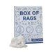 New White Flannel / Thermal Rags - 25 lbs. Box - Wiping Hub