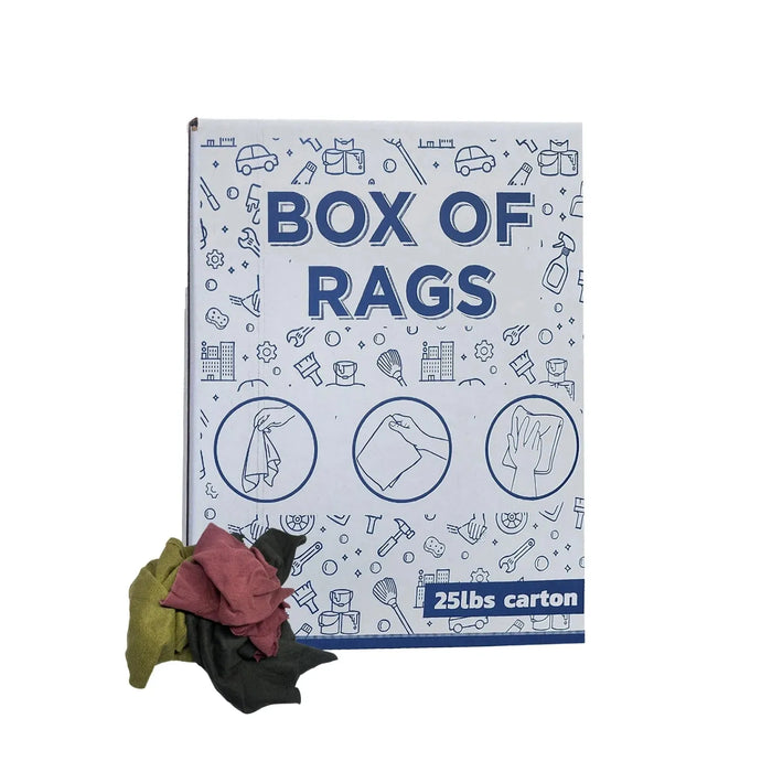 Color Sweatshirt Rags 675 lbs. Pallet - 27 x 25 lbs. Boxes