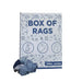 Recycled Denim Cloth Material Cleaning Rags - 25 lbs. Box - Wiping Hub