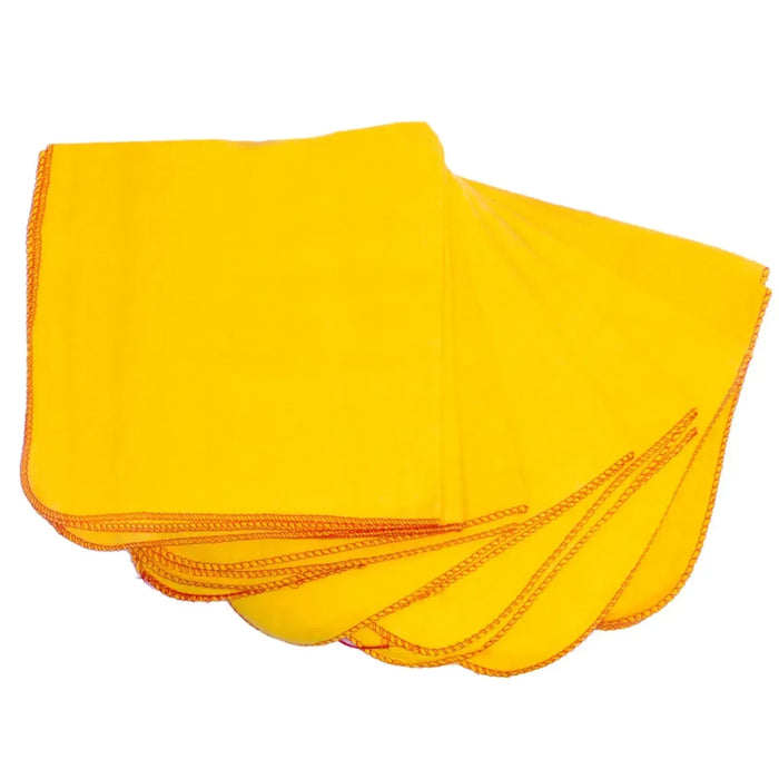 Yellow Duster - 24" x 14" - 10 Dozen - Wiping Hub