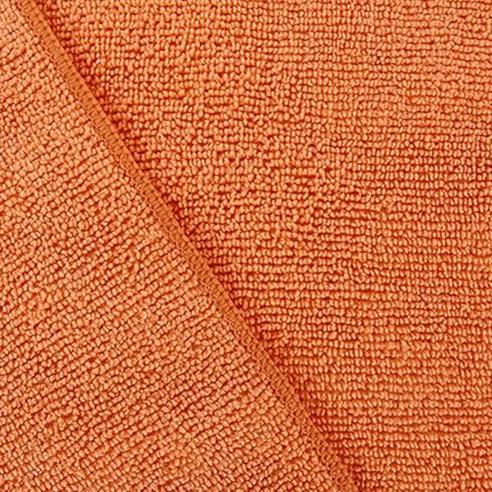 Color Microfiber Towels - Orange - 16" x 16" - 36 Counts