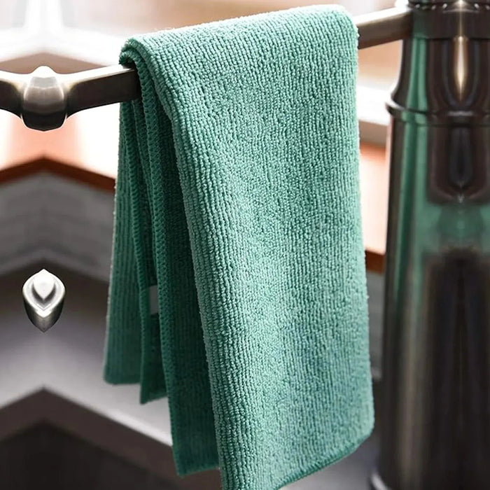Color Economy Microfiber Towels - Green - 16" x 12" - 96 Counts