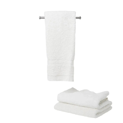 Bulk White Half Towel Cleaning Rags 20" x 20" - 600 lbs. Pallet - 12 x 50 lbs. Boxes - Wiping Hub