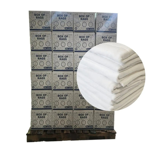 New Knitted Baby Diaper Rags – 600 lbs. Pallet – 120 x 5 lbs. Boxes  - Wiping Hub