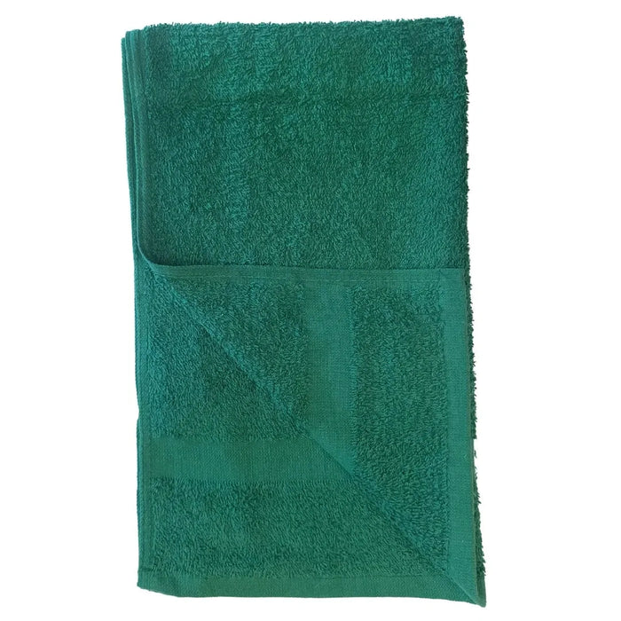 Premium Green Hand Towels - 16" x 27" - Wiping Hub