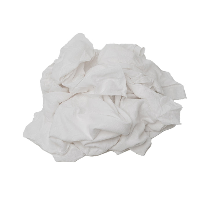 White Flannel (Polishing) Rags 675 lbs. Pallet - 27 x 25 lbs. Boxes