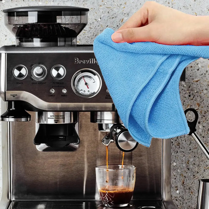 Color Microfiber Towels - Blue - 16" x 16" - 36 Counts