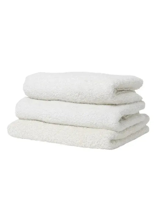 Bulk White Half Towel Cleaning Rags 20" x 20" - 600 lbs. Pallet - 12 x 50 lbs. Boxes - Wiping Hub