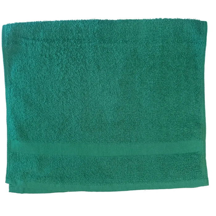 Premium Green Hand Towels - 16" x 27" - Wiping Hub