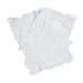 Bulk Medium Weight White T-Shirt Cleaning Rag - 600 lbs. Pallet - 12 x 50 lbs. Boxes - Wiping Hub