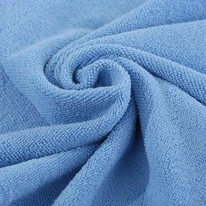 Color Economy Microfiber Towels - Blue - 16" x 12" - 96 Counts