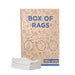 New White Heavy Duty Cotton Rags - 50 lbs. Box - Wiping Hub