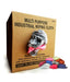Color Knit T-Shirt Cleaning Rags 50 lbs. Box - Wiping Hub