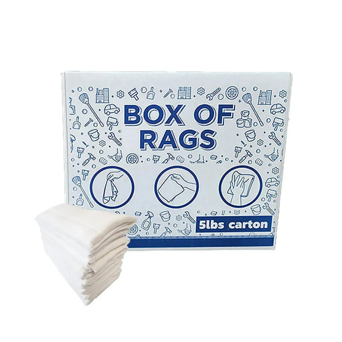 New Knitted Baby Diaper Rags - 5 lbs. Box - Wiping Hub