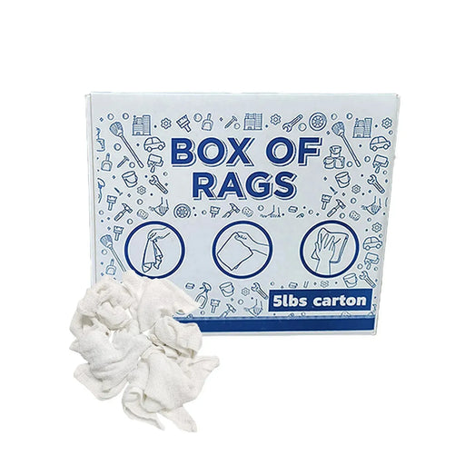 Bulk White Wash Cloth Towels - 12" x 12" - 600 lbs. Pallet - 120 x 5 lbs. Boxes - Wiping Hub