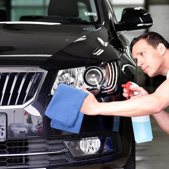 New Blue Huck Towels - Bulk Buy - Wiping Hub