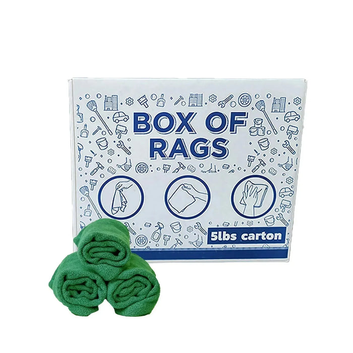 Recycled Green Huck Towels - Bulk Buy - Wiping Hub