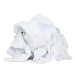Medium Weight White New T-Shirt Wiping Rags - Wiping Hub