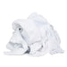 Bulk Medium Weight White T-Shirt Cleaning Rag - 600 lbs. Pallet - 12 x 50 lbs. Boxes - Wiping Hub
