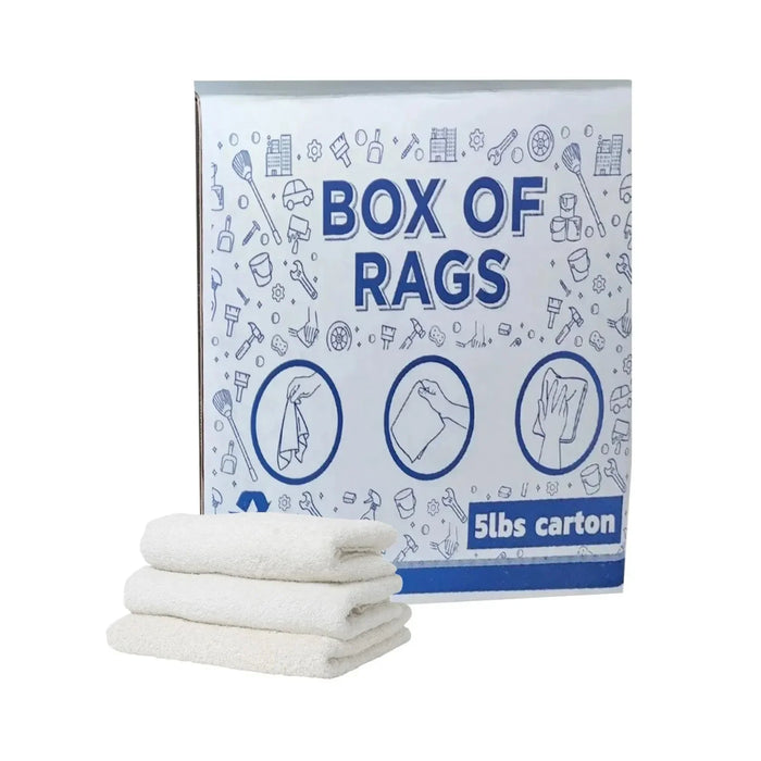 White Half Towels 20x20 - Wiping Hub