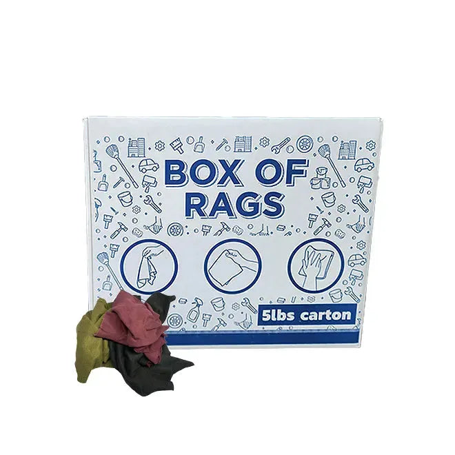 Color Sweatshirt Rags 600 lbs. Pallet - 120 x 5 lbs. Boxes