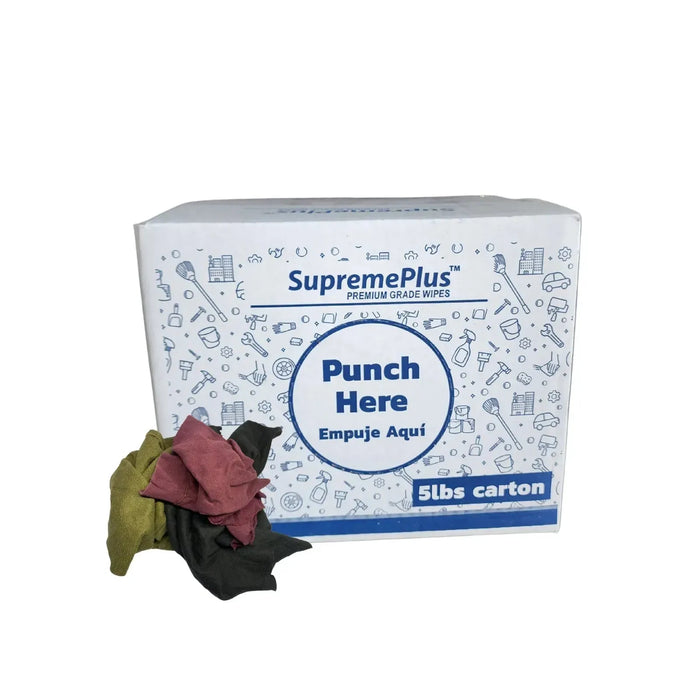 Color Sweatshirt Rags - Wiping Hub