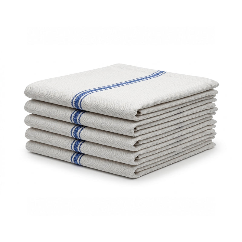 New Color Stripe Heavyweight Kitchen Towels - 25 lbs. Box