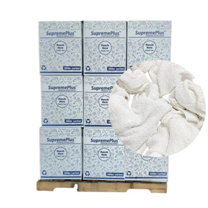 White Wash Cloth 12 x 12 - Wiping Hub