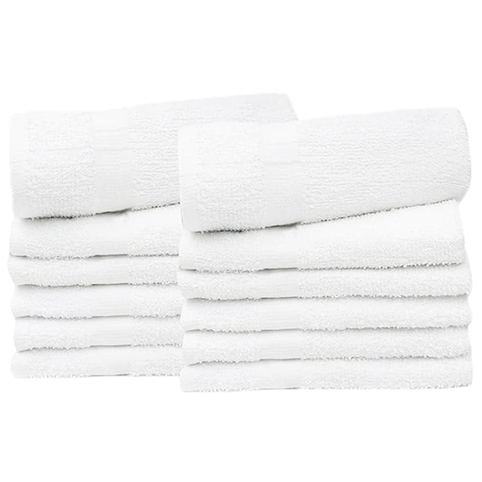 Economy White Bath Towels - 20" x 40"