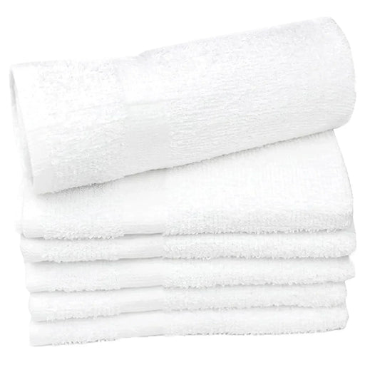 Economy White Bath Towels - 24" x 48" - Wiping Hub