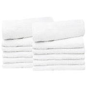 Economy White Bath Towels - 24" x 50" - Wiping Hub