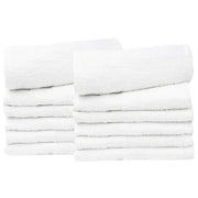 Economy White Bath Towels - 24" x 50" - Wiping Hub