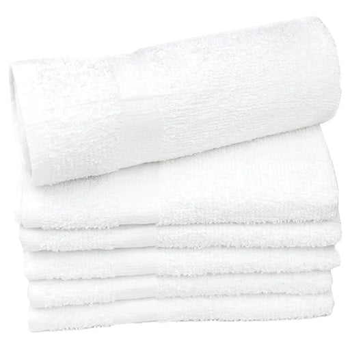 Economy White Bath Towels - 24" x 50" - Wiping Hub