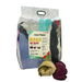 Recycled Color Sweatshirt Cleaning Rags 25 lbs. Bag - Wiping Hub