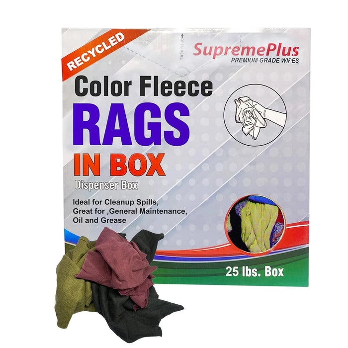 Color Sweatshirt Rags 1000 lbs. Pallet - 40 x 25 lbs. Compressed Boxes