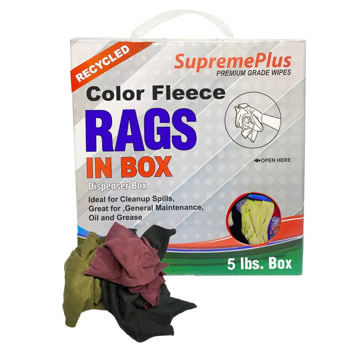 Color Sweatshirt Rags 800 lbs. Pallet - 160 x 5 lbs.Bags