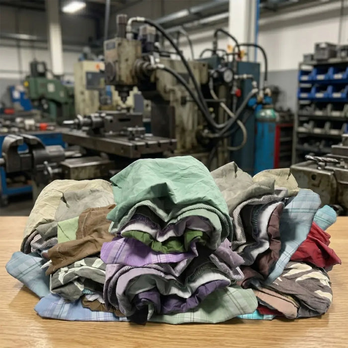 Then Linen Rag Recycled Color Linen Mixed Material Cleaning Rags 720 lbs. Pallet - 72 ...