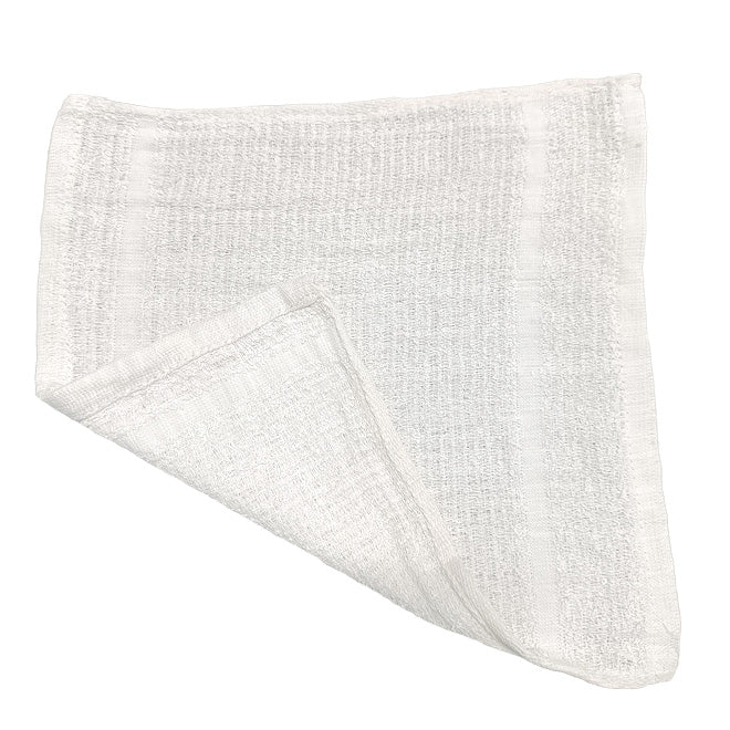 Economy White Wash Cloth Towels - 12” x 12”
