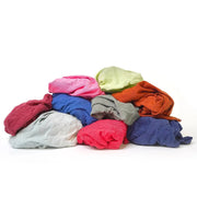 Color Knit T-Shirt Cleaning Rags 50 lbs. Box - Wiping Hub