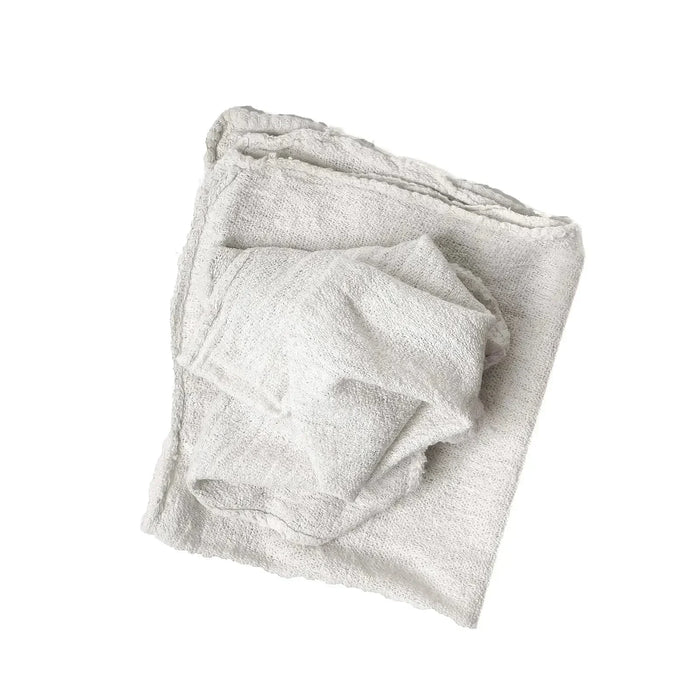 Premium White Shop Towels - 13" x 14" - Wiping Hub
