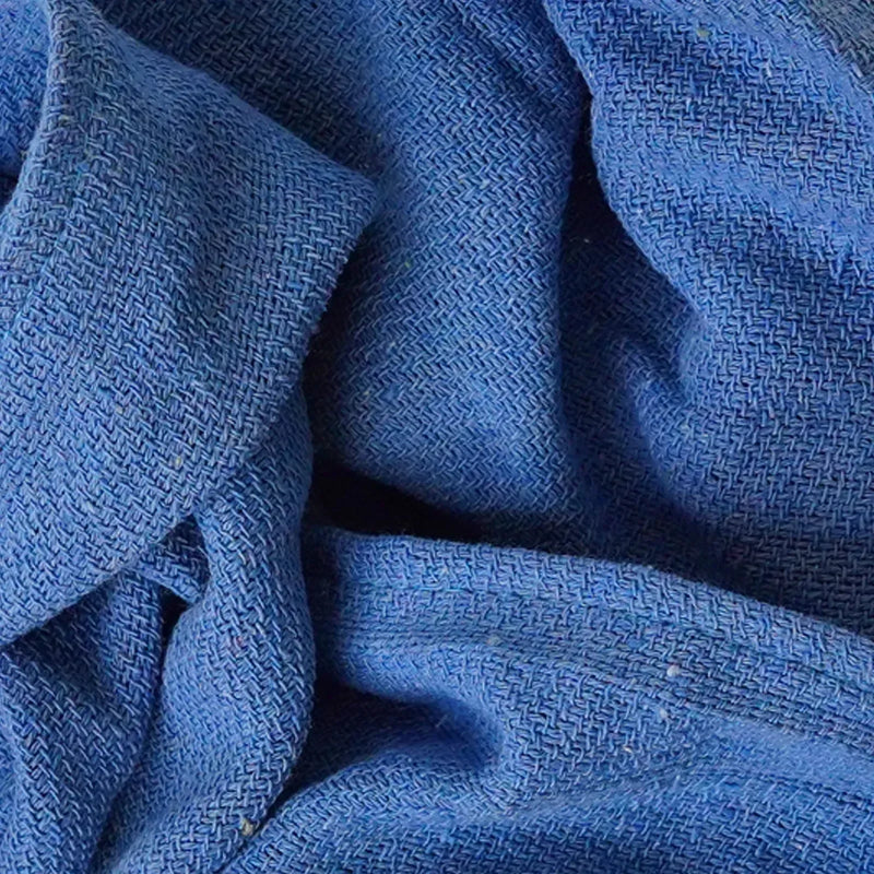 Recycled Blue Huck Cleaning Towels - 10 lbs. Bag - Wiping Hub