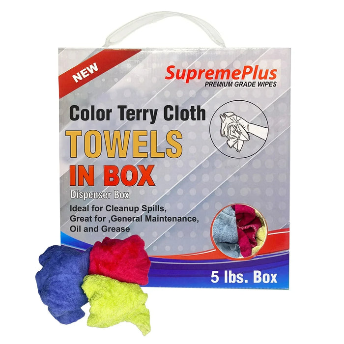 New Color Terry Towel Cleaning Rags - Bulk Buy - Wiping Hub