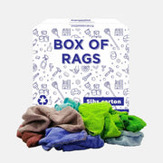 New Color Terry Towel Cleaning Rags - 5 lbs. Box - Wiping Hub