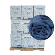Recycled Blue Huck Towels - Bulk Buy - Wiping Hub