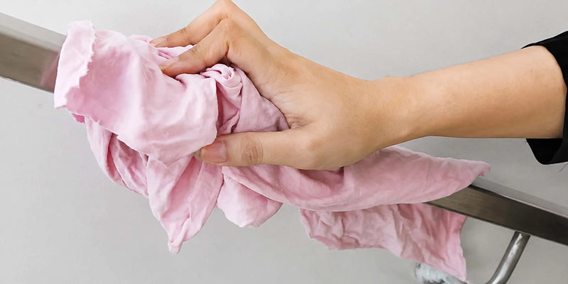 T-Shirt Rags, Multi Color Washed Cotton Cleaning Rags (New)