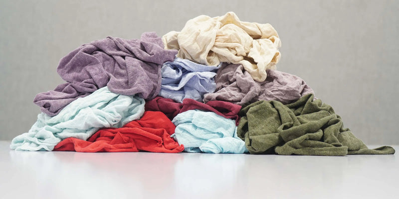 T-Shirt Rags, Multi Color Washed Cotton Cleaning Rags (New)